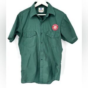 Vintage Blitz Weinhard Workers Shirt Green‎